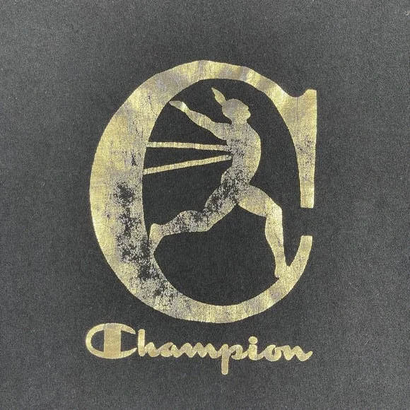 Champion Shirt Mens Medium‎ Running Man Logo Gym Active Casual Athleisure Tee - Picture 2 of 13